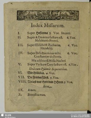 Index missarum.