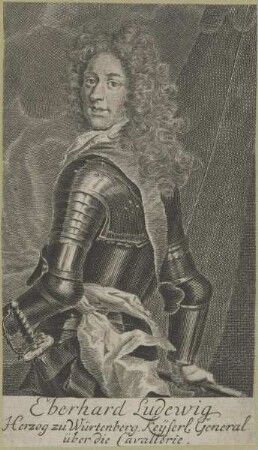 Bildnis des Eberhard Ludewig, Herzog von Württemberg