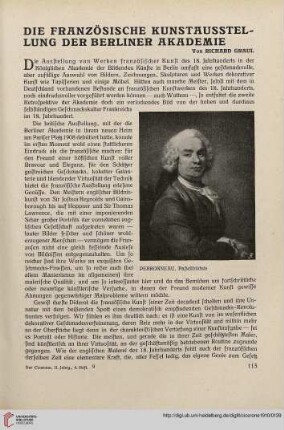 2: Die französische Kunstausstellung der Berliner Akademie