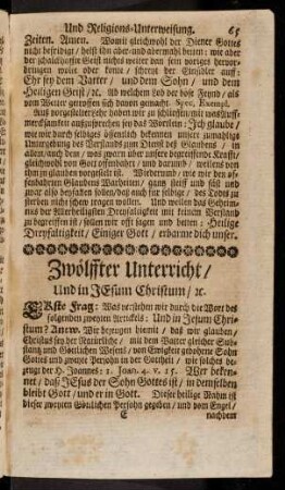 65-70, 12. Und in Jesum Christum