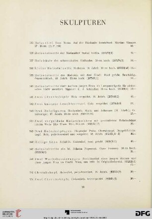 Skulpturen (Nr.535-555)