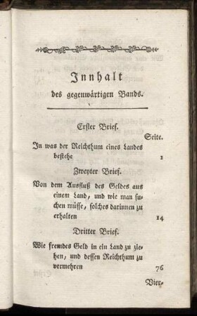 Innhalt des gegenwärtigen Bands