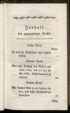 Innhalt des gegenwärtigen Bands