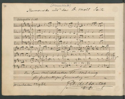 Suiten; vl (2), vla, vlc; D-Dur; op.46