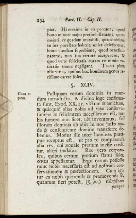 §. XCIV. - §. XCVIII.