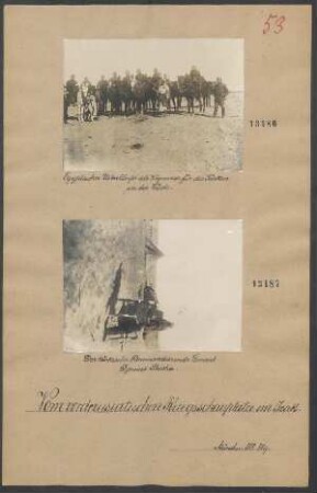 Der türkische kommandierende General Djemal Pascha