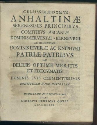 Epistola Ad Ornatiss. Respondentes