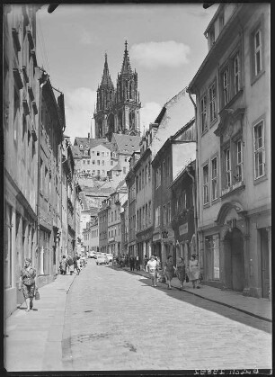 Meißen. Burgstraße