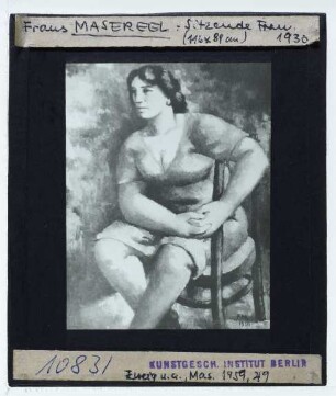 Masereel, Sitzende Frau
