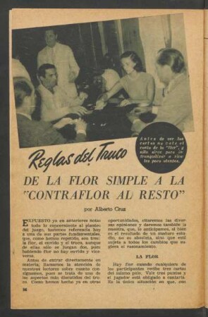 De la flor simple a la "contraflor al resto" : Reglas del truco