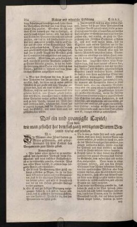 204-209, Das ein und zwanzigste Capitel
