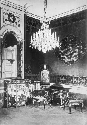 Residenzschloss Dresden, Chinesisches Zimmer : Dresden, Residenzschloss. Westflügel, Chinesisches Zimmer