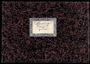 Monviso. Tracciati del polso [cardboard folder with graphical pulse recordings]