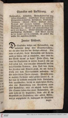 Zweiter Abschnitt