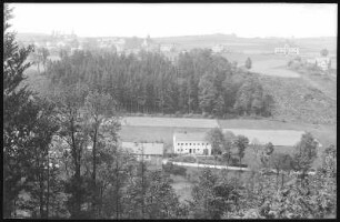 Groß - Dorfhain. Blick auf Groß-Dorfhain