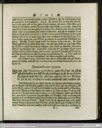 Demonstratio quarta