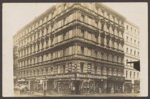 Ansichtskarte Eckgebäude Falkensteinstraße, Wrangelstraße