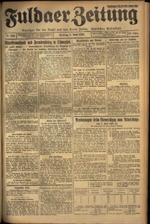 Ausgabe vom Freitag, den 05. Juni 1925.