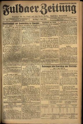 Ausgabe vom Freitag, den 05. Juni 1925.