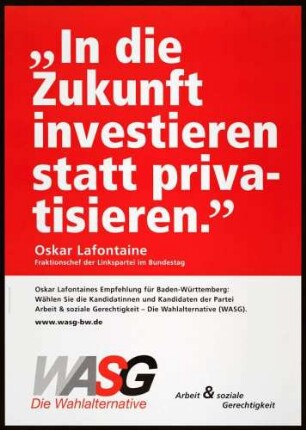 WASG, Landtagswahl 2006