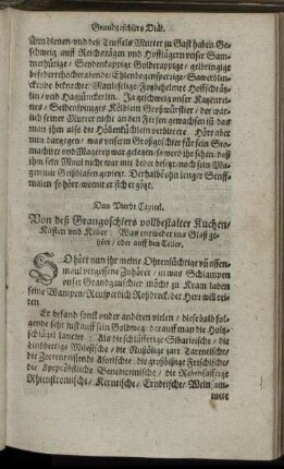 Das Vierdt Capitel.