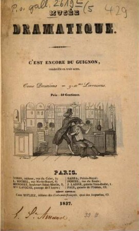 C'est encore du guignon : vaudeville en trois actes