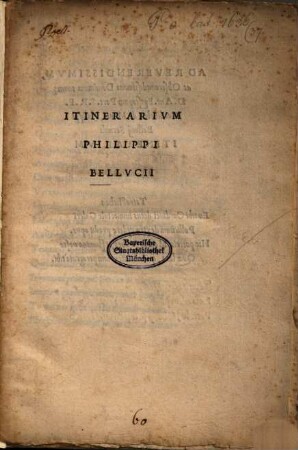 Itinerarium