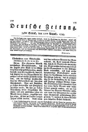 Nachrichten vom Schulwesen : (Fortsetzung von S. 563 im vor. St.)
