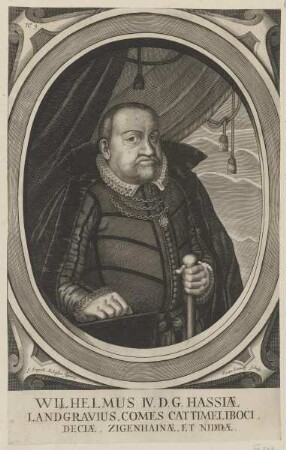 Bildnis des Wilhelmus IV. Hassiae Landgravius