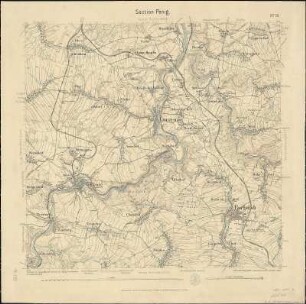 Äquidistantenkarte 76 : Section Penig, 1889 : Section Penig. - 1:25000. - Leipzig: Giesecke & Devrient, 1889. - 1 Kt.