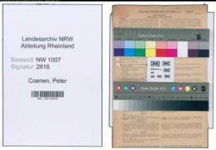 Entnazifizierung Peter Coenen , geb. 07.08.1884 (Landwirt)
