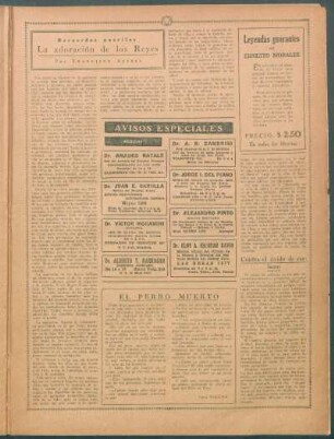 La adoración de los Reyes : Recuerdos pueriles