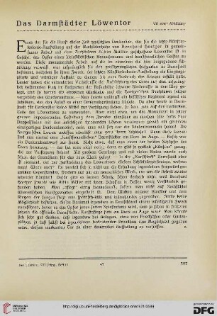 13.1921: Das Darmstädter Löwentor