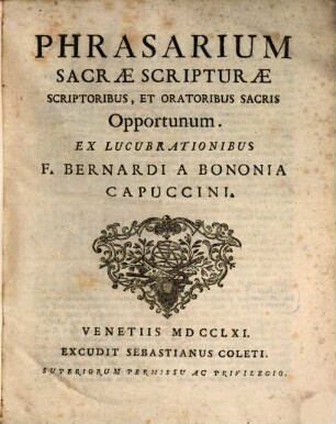 Phrasarium sacrae scripturae