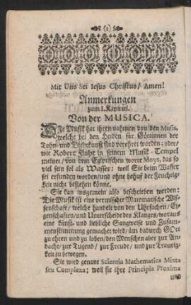 Anmerkungen zum I. - V. Kapittel.
