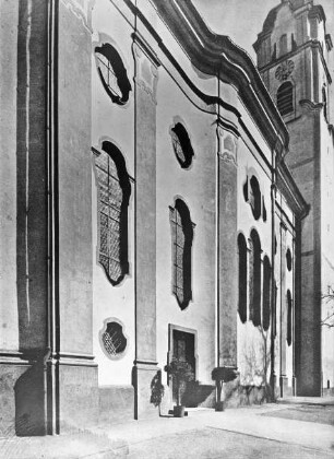 Günzburg, Frauenkirche, Südseite, außen; Dominikus Zimmermann