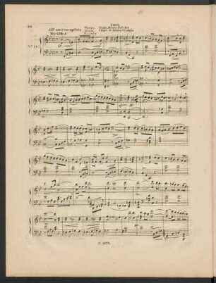 No. 18. Trio: Holde, theure Geliebte / Chère et tendre Olympia