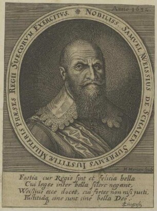 Bildnis des Samvel Weissius de Schalen