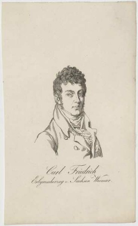 Bildnis des Carl Friedrich, Erbgroßherzog von Sachsen Weimar
