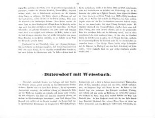 Dittersdorf mit Weissbach