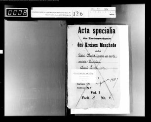 Wahl, Bestätigung der Gemeindevorsteher, Amt Serkenrode Bd.1