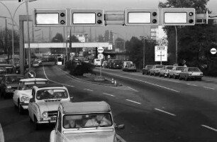 Kehl: Verkehr am deutschen Zollamt