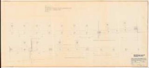 Reichsluftfahrtministerium, Berlin: Verbindungsbau, Abschlussgitter zu L5 (Fundament): Grundriss 1:100
