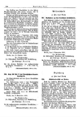 Gasthörer an den deutschen Hochschulen : [Wissenschaft] ; [Für das Reich] ; [Amtliche Erlasse] ; [Amtlicher Teil]