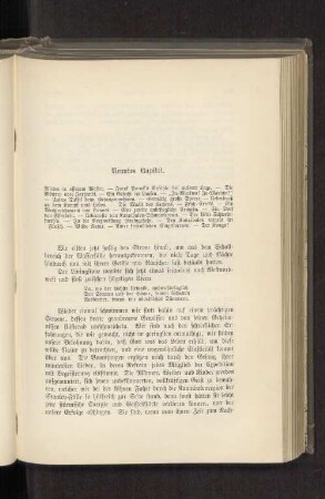 Neuntes Kapitel.