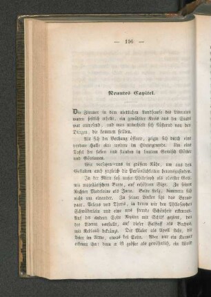 Neuntes Capitel.