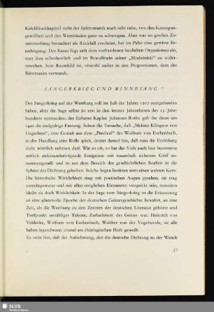 Sängerkrieg Und Minnesang