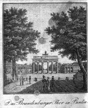 Das Brandenburger Thor in Berlin