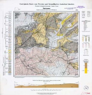 [2711] Nortmoor, Geologische Karte von Preußen und benachbarten deutschen Ländern