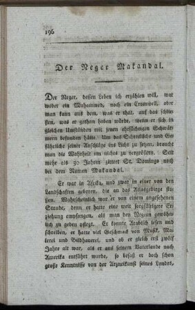 Der Neger Makandal